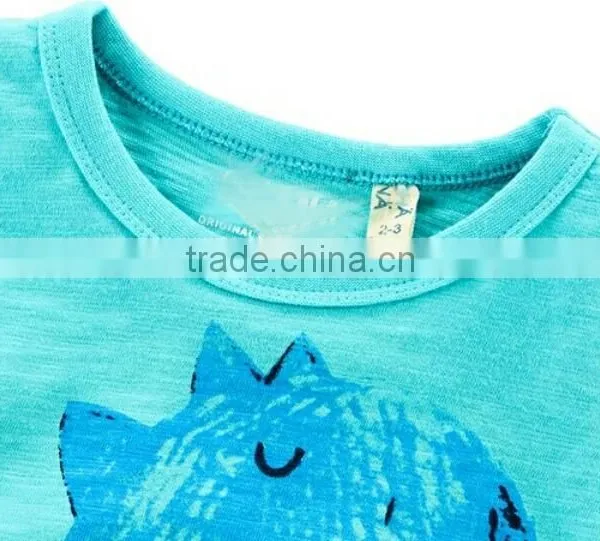 Fashion Short Sleeves Children T-shirt, Boy T-shirt photo-3