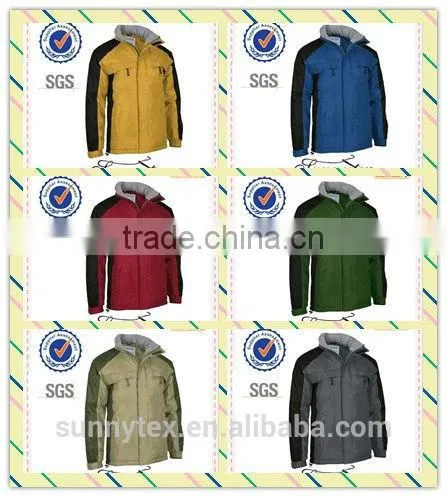 2016 New Design Men Canvas Winter Reflective Working Jacket photo-5