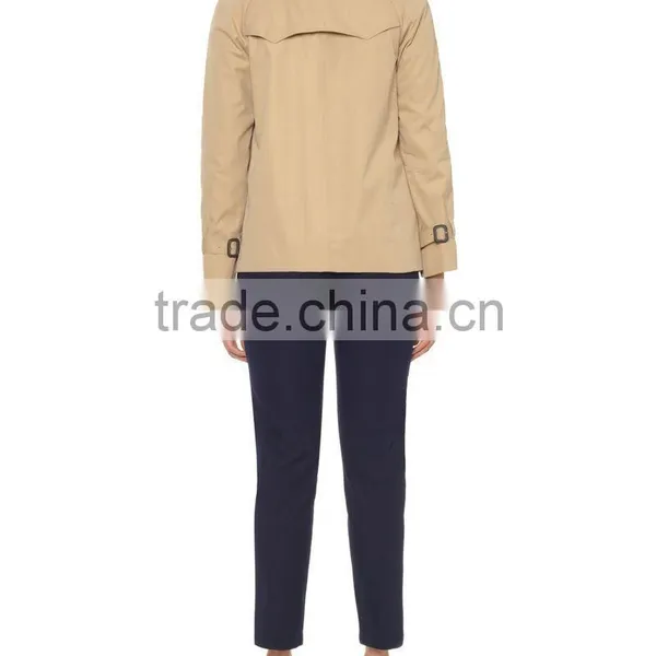 Classic Womens Double Breasted Coat AD8706 photo-3