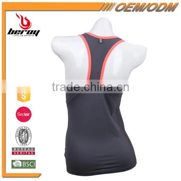 BEROY Fashion Ladies Yoga Wear Clothing, Sexy Body Fitness Tank Tops photo-3