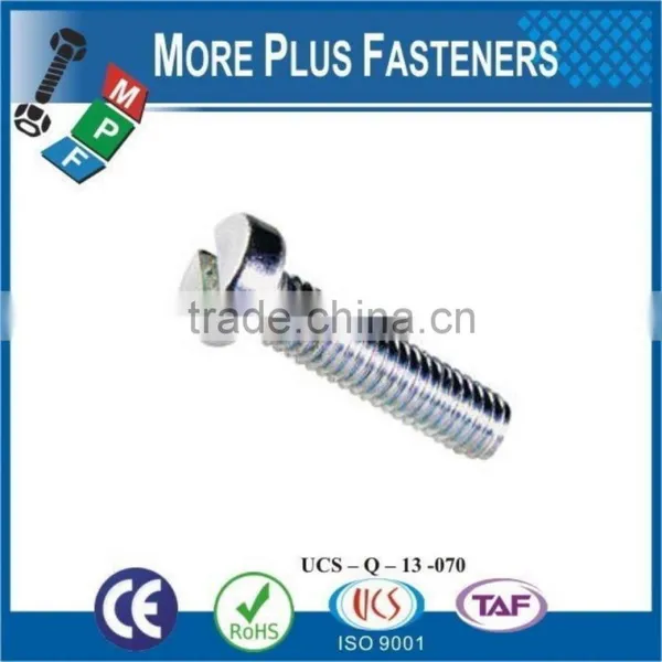 Made in Taiwan Slotted Cheese Head Machine Screws Carbon Steel ISO 1207 photo-2