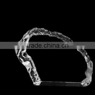 Optic Crystal Glass Blank Iceberg For Souvenirs Office Decoration JKC-0060 photo-2