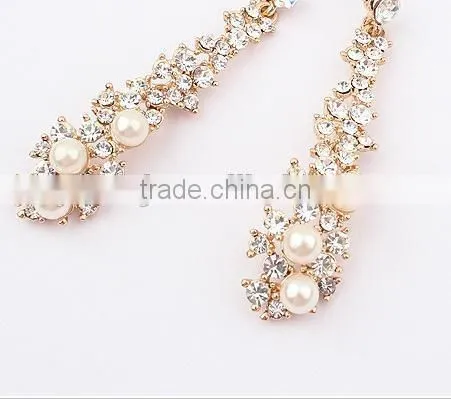 New Fashion Imitation Pearl Rhinestone Lady Sut Earring photo-6