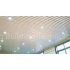 Decorative Beveled Strip Suspended Metal Ceiling S Shaped , 150mm * 3450mm