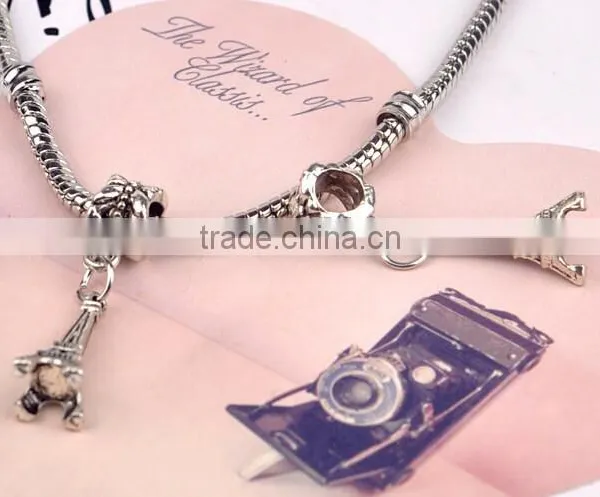 Dubaa Pendant Charm Silver European Charms Bead Fit Diy Snake Chain Bracelet Female Jewelry,Charms DIY Findings photo-3