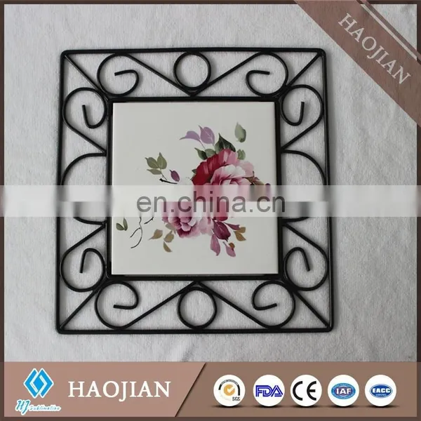 Black Wrought Iron Prcture Frame Wrought Iron Window Frames Iron Tile Frame