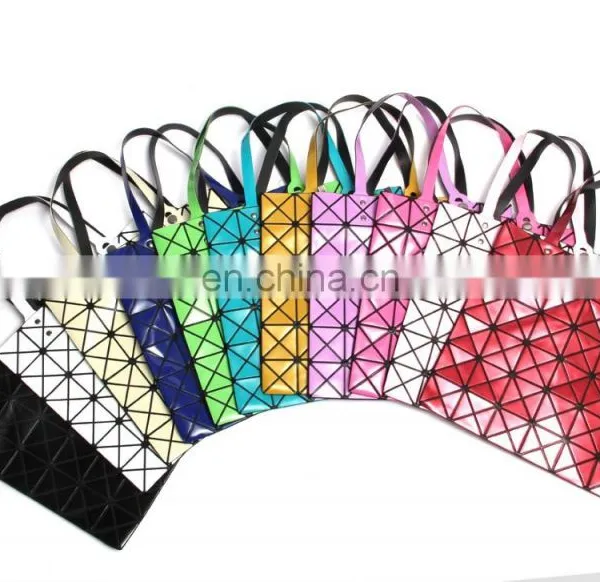 Laser Tote Bag Lady Geometry Plain Split Joint Shoulder Bags Women Sequins Handags photo-6