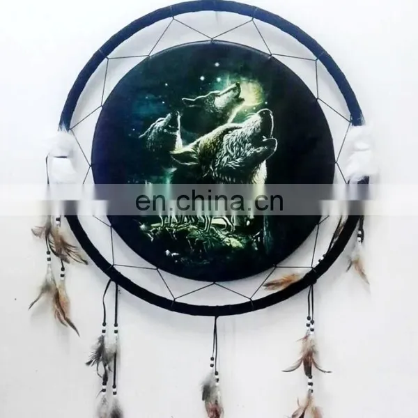 Dream Cathcer Hand Made Unique Bead Feather Wall Hanging Home photo-3