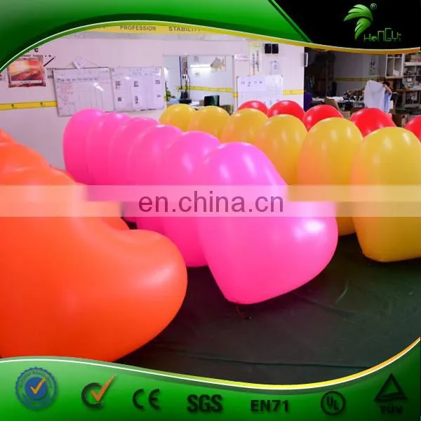Customized PVC Led Lighting Heart Replica Balloon Party Wedding Decor Promotion Inflatable Heart Shape Balls photo-5