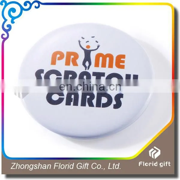 OEM Tin Bottle Opener Fridge Magnet , Round Shaped 58mm Size Magnetic Bottle Opener photo-2