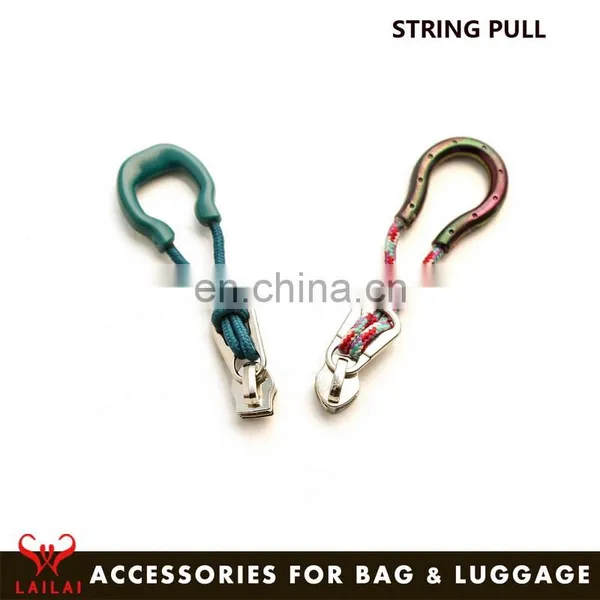 Fashion Zip Pull Rubber Silicone Plastic Pvc Bag Cord Zipper Puller photo-5