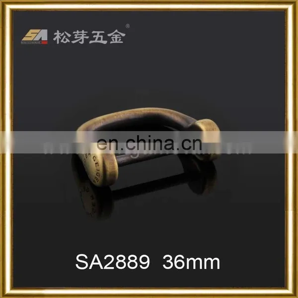 2016 New Design SA2889 Antique Brass Plated d Ring Metal photo-2