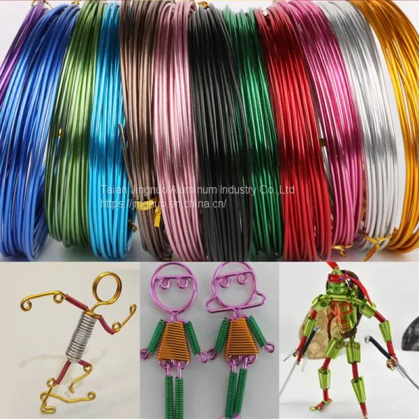 2018 DIY FASHION Colored 2.0mm Aluminum Round Wire Craft Color Aluminum Wire photo-5