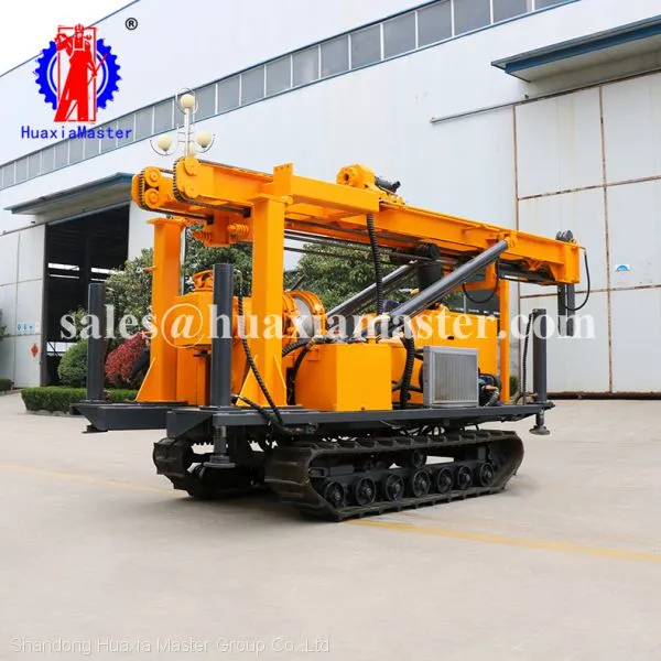 Huaxiamaster Supply Crawler Drilling Rig/multifunction Mud/air Water Well Equipment Borehole Rotary Drilling Rig photo-3
