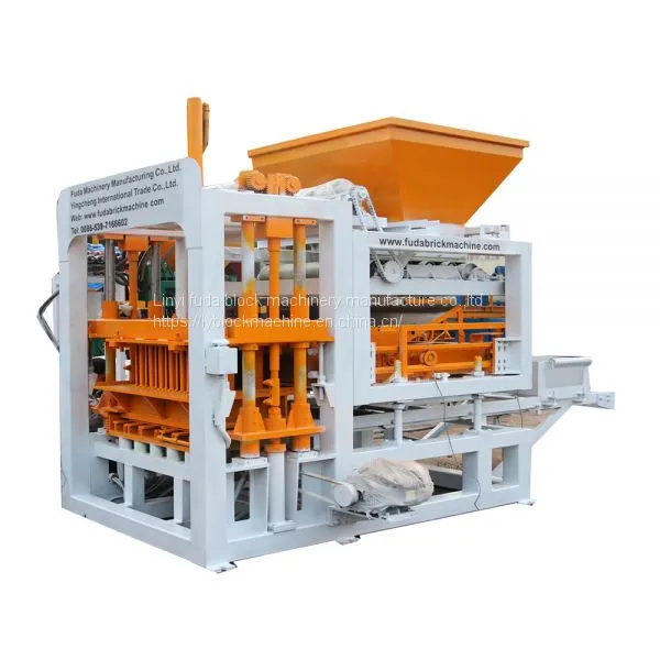 QT4-18 Cheap Automatic Hydraulic Concrete Hollow Block Machine /paver Tile Block Making Machine photo-3