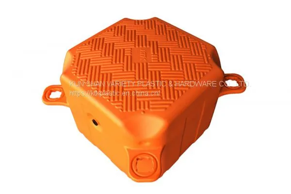 Float-orange Dock Cubes Blow Molding Products Supplier Floating Dock Manufacturers
