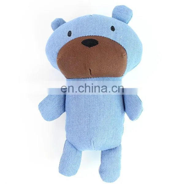 China Factory Supply Dog Toys Pet Cotton Rope Bear Squeaky photo-4