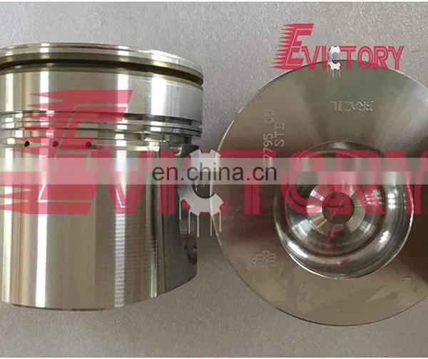 for Mitsubishi SA6D102E SA6D102 S6D102 Piston Ring Gasket Bearing Set photo-2