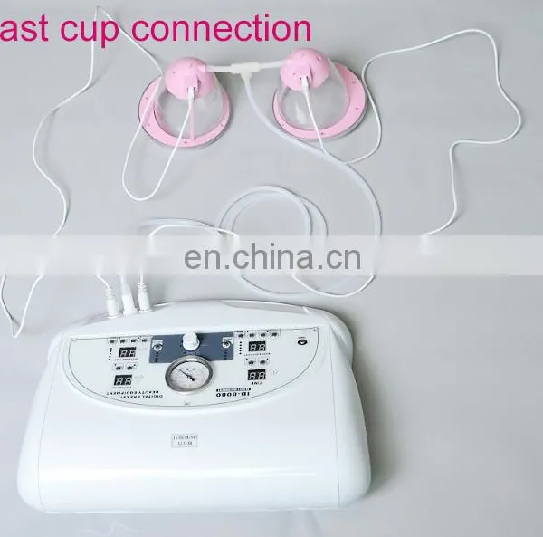 Hot Sale Portable Breast Vacuum Pump Enlargement Professional Far Infrared Heating Microcurrent Body Massage Machine photo-4
