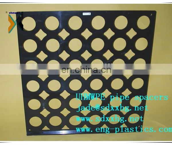 Black Color UHMWPE Spacer, HDPE Cable Support Block, UHMWPE Pipe Support photo-5