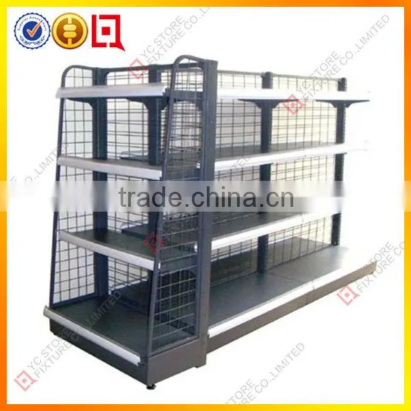 Large supermarket storgae shelf