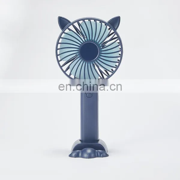2022 New Arrival For Summer 3000mAh Large Battery Capacity Multifunctional USB Rechargeable Foldable Mini Fan photo-4