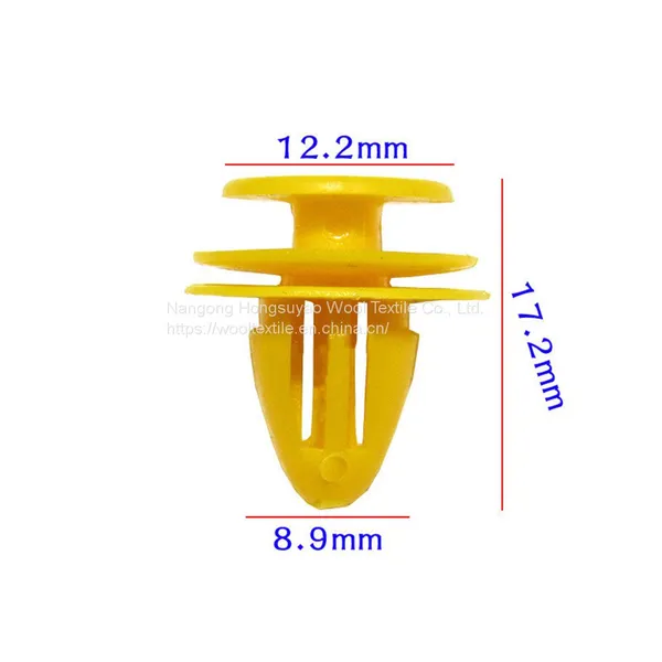 180pcs Plastic Rivet Fasteners, Yellow Automotive Nylon Fixed Parts photo-4