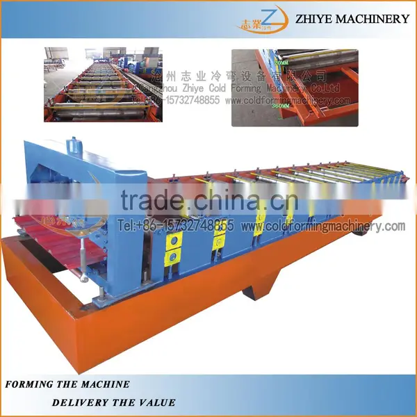 Roofing Sheet Tile Corrugating Iron Sheet Roll Forming Making Machine/Color Steel Roof Panel Forming Line photo-3