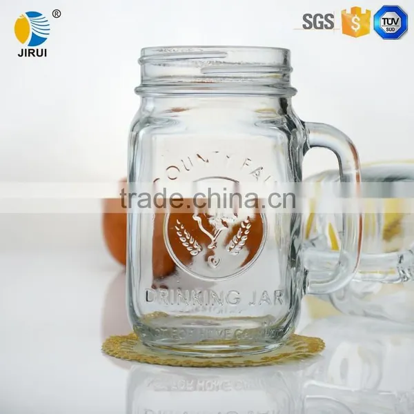 Glass Mason Jar With Metal Lid Wholesale photo-3