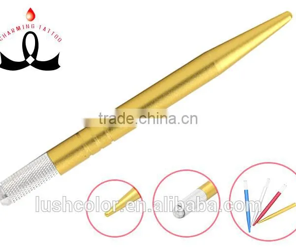 Hot Sell Permanent Makeup Microblading Eyebrow Blue Manual Pens With Light Weight photo-2