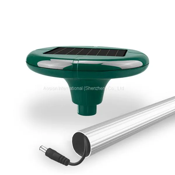 Outdoor Factory Supply Solar Sonic And Vibrating Mole Repeller photo-3