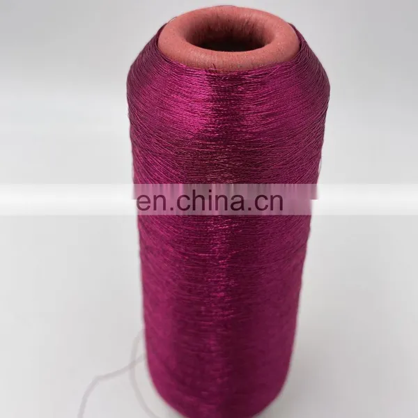 MX Type Silver Color Metallic Yarn Metallic Thread For Weaving photo-2