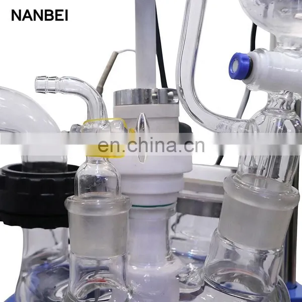 China Lab Double Layer Borosilicate Jacket Standard Glass Reactor photo-4