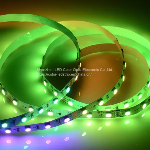 Новейшие тенденции Dv 24  60 светодиодов/м LC8806s RGB светодиодная лента