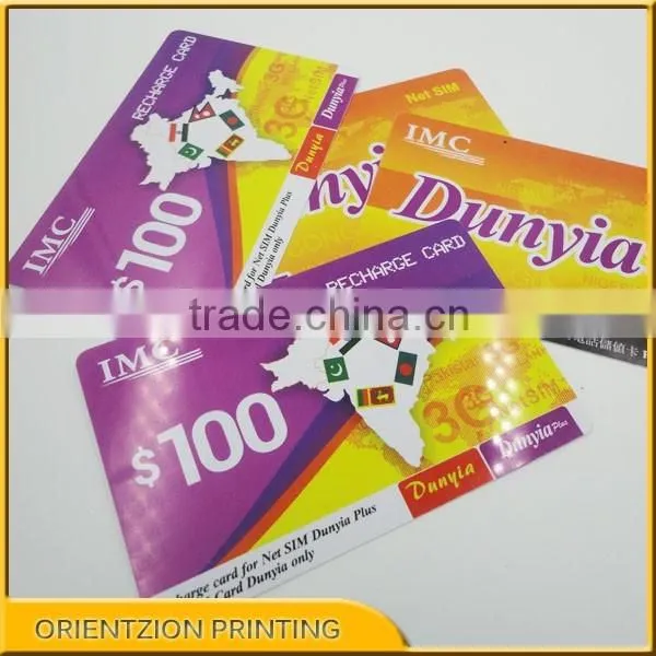 Professional Quality Plastic Pvc Scratch Calling Card With Scratch Panel photo-5