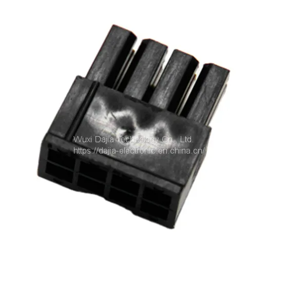 Micro-Fit 3.0 Receptacle Housing, Dual Row, 8 Circuits, UL 94V-0, Low-Halogen, Black 430250800 photo-3