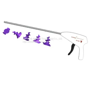 Hernia Repair Mesh Fixation Device PLGA Absorbable Tacker Surgical Mesh Stapler Anti Adhesion