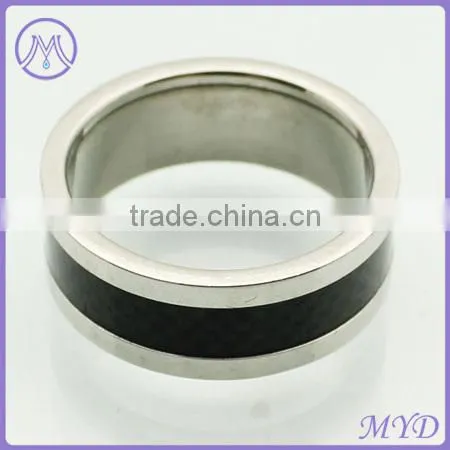 Fashion JewelrY High Quality Two Tones Stainless Steel Finger Ring photo-5
