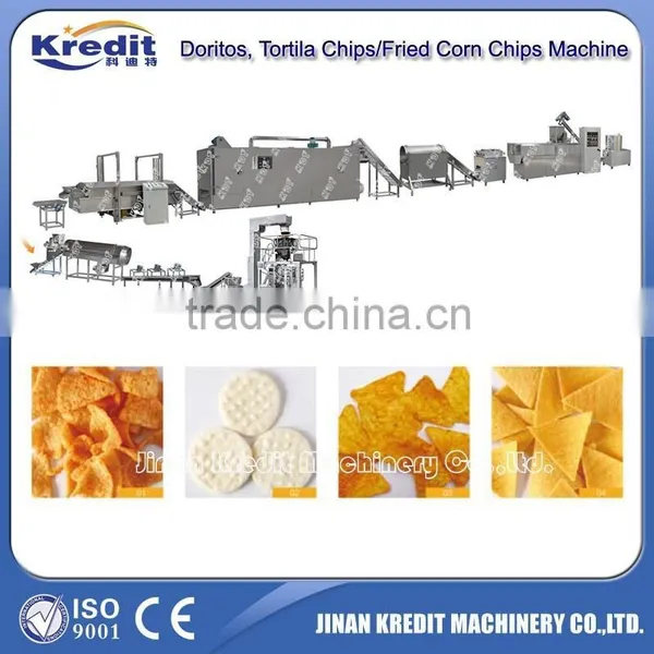 Jinan KDT 250-300kg/h Output Corn Chips Snack Food Machinery,Snack Food Making Machine photo-2
