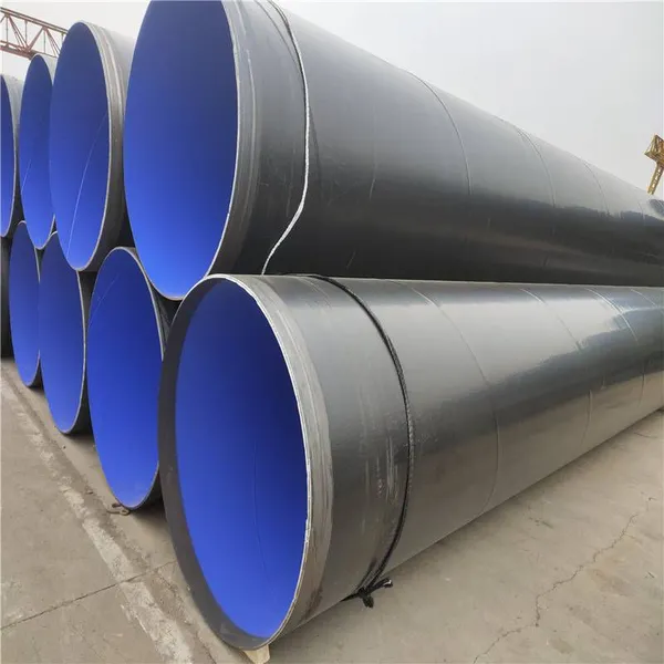 Internally and Externally Plastic-coated Spiral Steel Pipe Dn1000 Epoxy Resin Composite Steel Pipe, Hengyun Has Sufficient Inventory photo-4