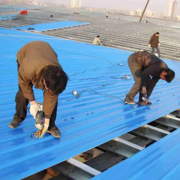 Modern PVC Roofing Tile UPVC Anti-Corrosive Trapezoidal Wave Roof Sheet Windproof Fireproof House Building Outdoor Usage photo-5