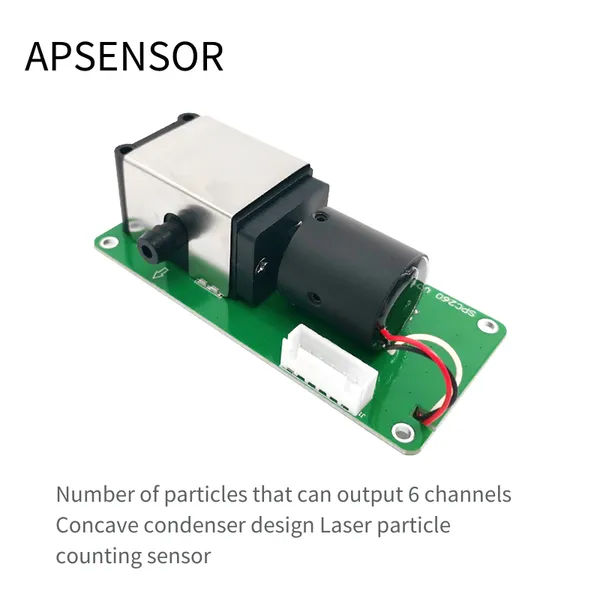Epsonso Spc260 Laser Scattering Particle Counting Sensor, Industrial-grade Miniature Particle Counting Sensor