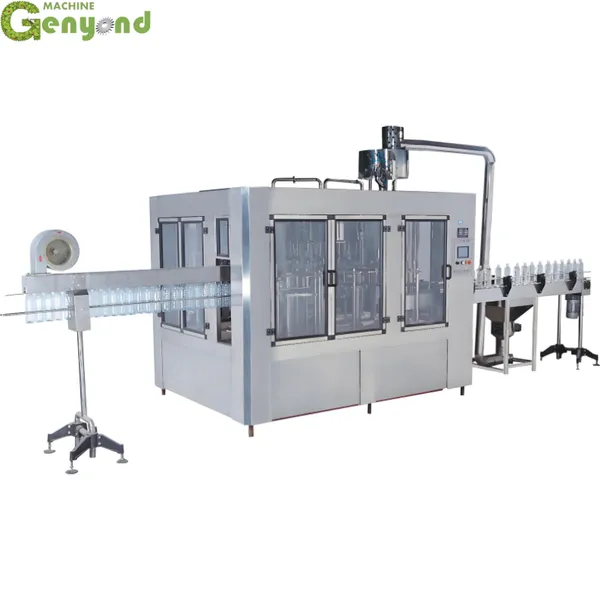 Full Automatic Plastic Pet Bottle Beverage Liquid Drinking Mineral Pure Water Washing Filling Bottling Packing Machine