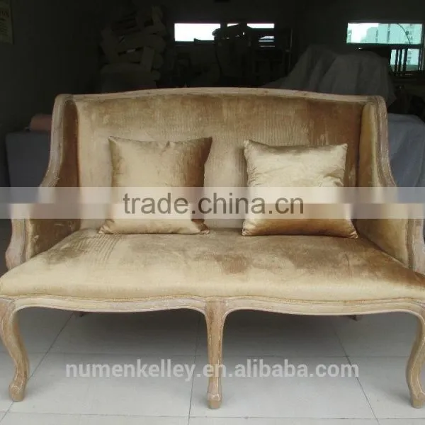 2015 Hot Sales Antiqued Finish Fabric Sofa Leather Sofa Living Room Furniture
