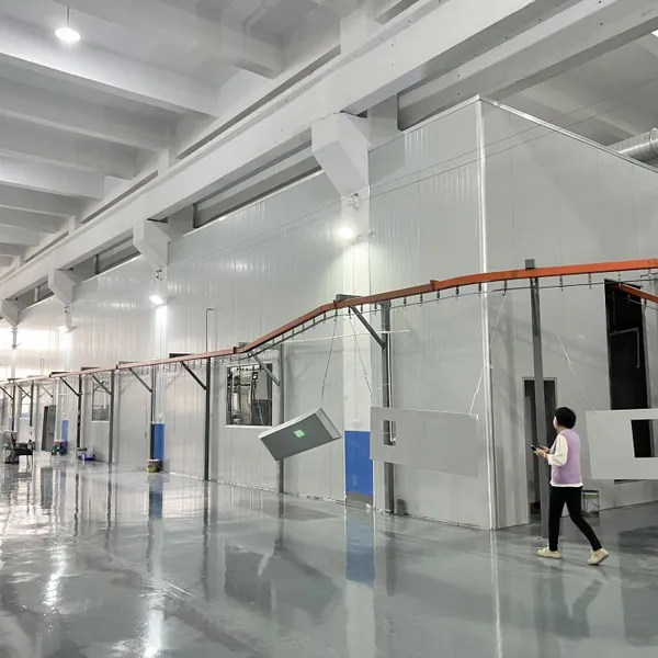 Fully Automatic Small Cabinet Metal Powder Coating Line for Mass Production of Miniature Storage Metal Cabinets photo-3