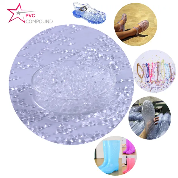 Soft Polyvinyl Chloride Granules PVC Compound for Injection Plastic Molding photo-2
