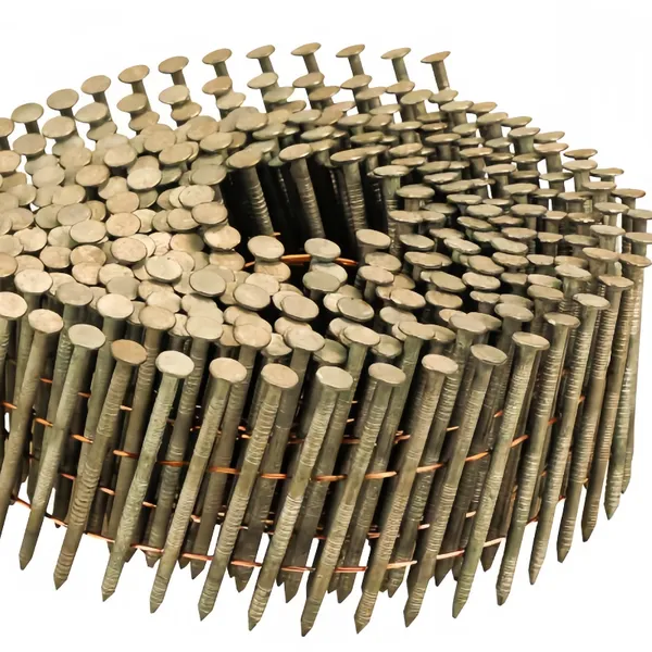 Multi-Size Industrial Coil Nails Galvanized Finish for Construction, Decoration and Hardware Wholesale Market