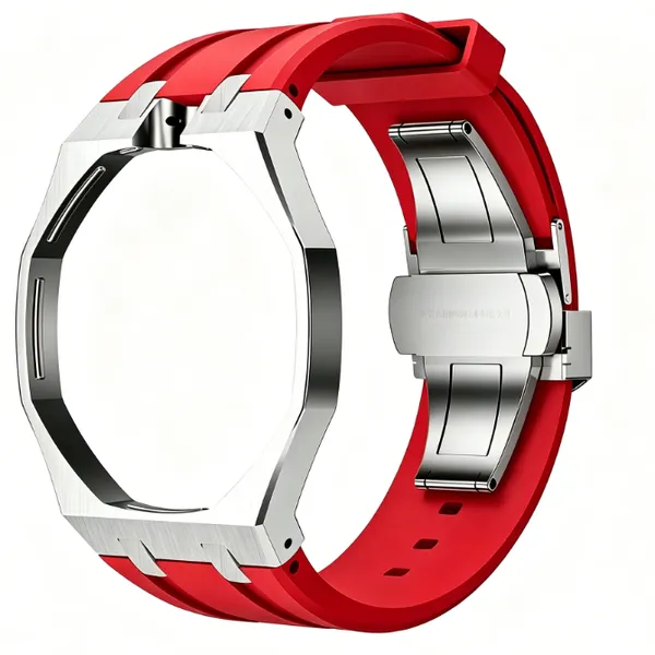 New Design AP Swatch Band Silicone Strap Metal Case Audemars-Piguet Collaboration