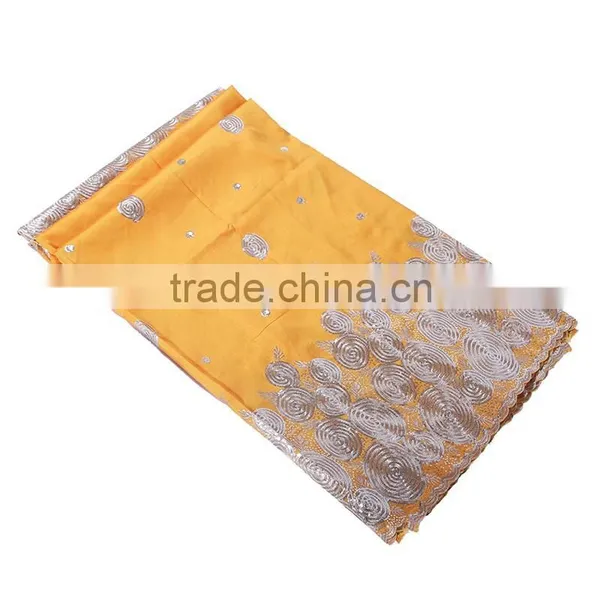 Mitaloo George Lace African Raw Silk George Fabric for Cloth and Party Dress MGP1004 photo-3