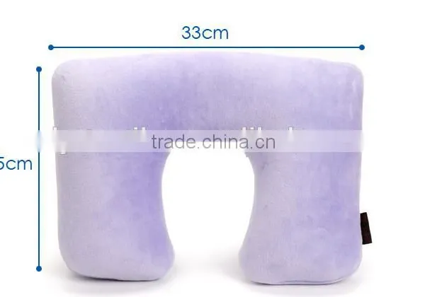 Lovely Design U Shape High Quality Neck Inflatable Travel Pillow photo-4